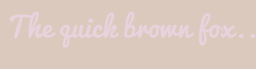 Image with Font Color E7D3DD and Background Color DBC9BD